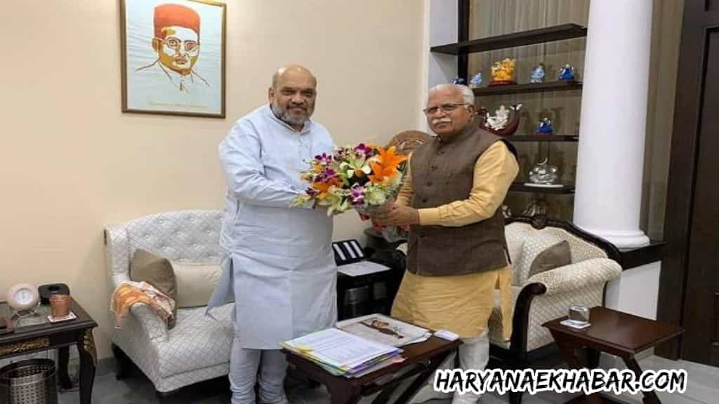 अमित शाह ने फरीदाबाद रैली में हरियाणा को दी 6600 करोड़ रूपए की सौगात, सीएम खट्टर की तारीफों के बांधे पुल CM WITH AMIT SHAH