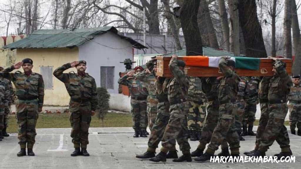 हरियाणा का लाल लेह में शहीद, परिवार में पसरा मातम SAHID