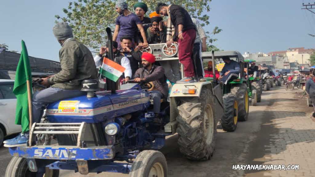 हरियाणा में इस दिन किसान करेंगे ट्रैक्टर मार्च, अमित शाह की रैली में अर्धनग्न करेंगे प्रदर्शन TRACTOR PRADE