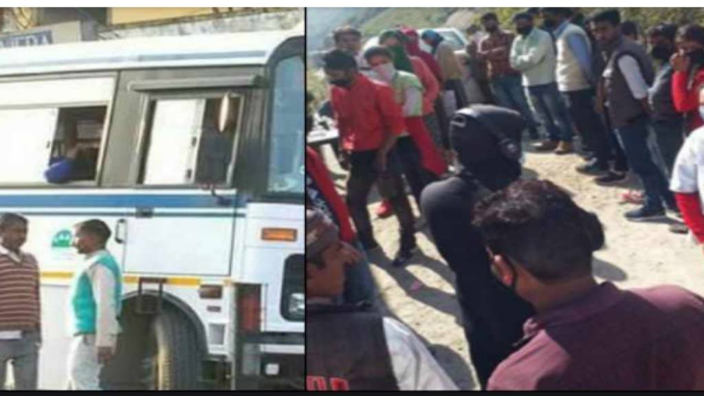 हांसी में चलती बस से गिरा युवक, दर्दनाक मौत HANSI BUS BOY FALL NEWS