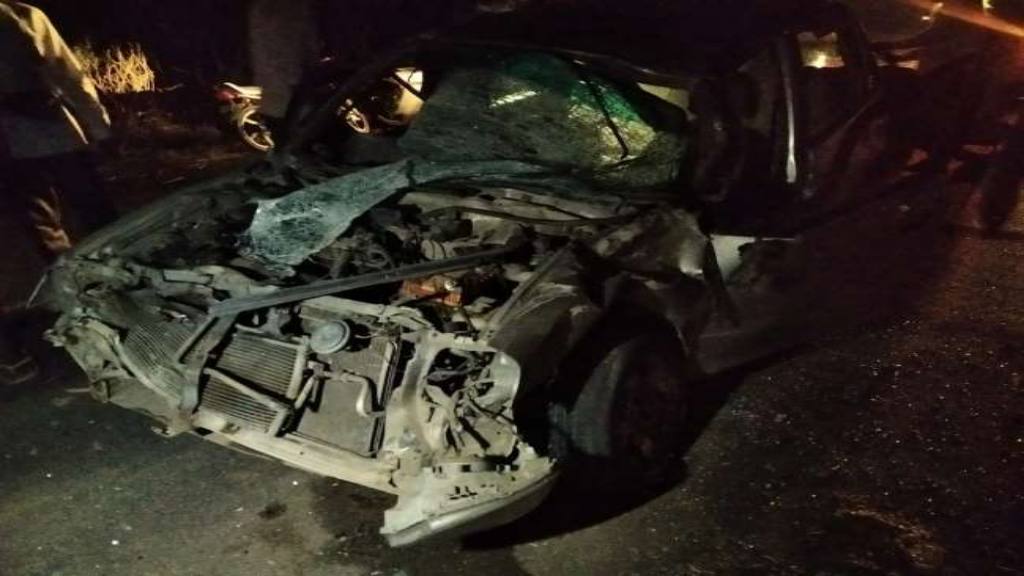 सिरसा में दर्दनाक हादसा, कार-ट्रैक्टर ट्रॉली के टकराने से युवक की मौत दूसरा गंभीर sirsa accident news
