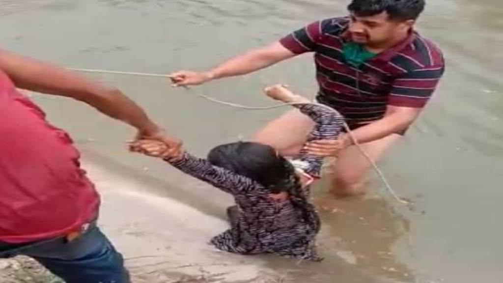 पानीपत नहर में गिरी युवती, हरियाणा पुलिस के हेड कांस्टेबल ने बाहर निकाल बचाई जान panipat news