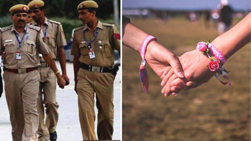 घर पर समय नहीं दे रहा था पति, पत्नी ने पीछा किया तो सामने आई होश उड़ा देने वाली सच्चाई COUPLE POLICE PROTECTION