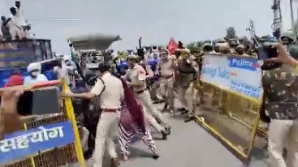 डिप्टी सीएम दुष्यंत चौटाला का जींद में भारी विरोध, किसानों ने कहा नहीं घुसने देंगे jind news today 2