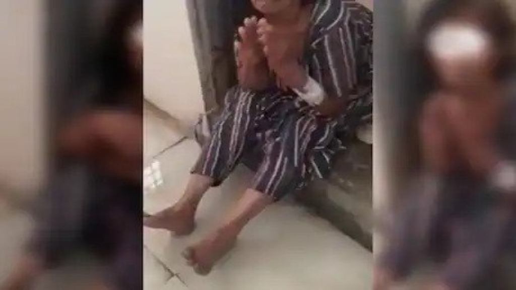 अस्पताल में कोरोना संक्रमित बुजुर्ग मरीज को बेड से बांधा, संक्रमित महिलाओं पर जुलम, देखे वायरल वीडियो viral video