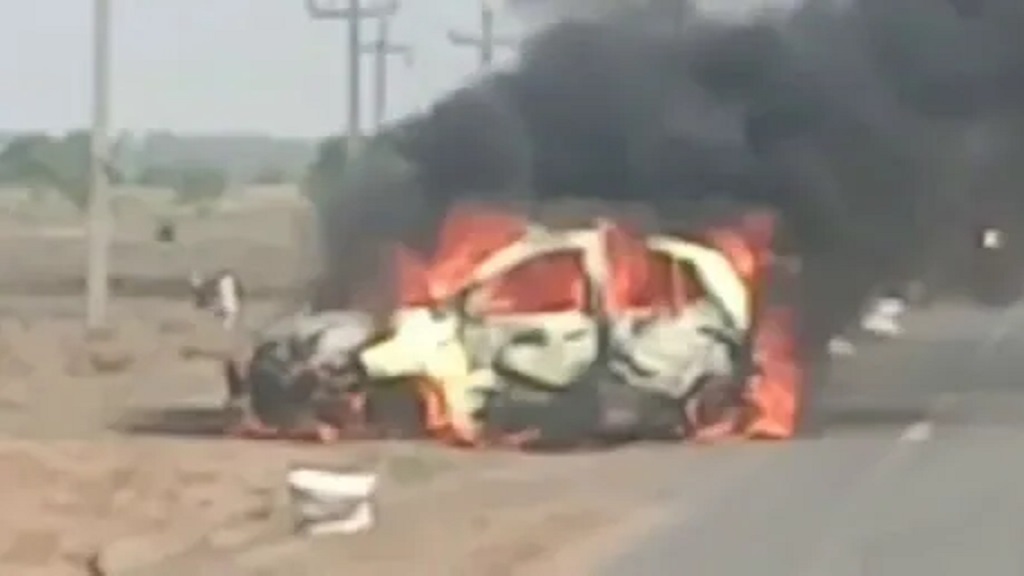 कैथल में चलती कार में लगी आग, वज़ह जान कर दंग रह गए लोग jind car fire