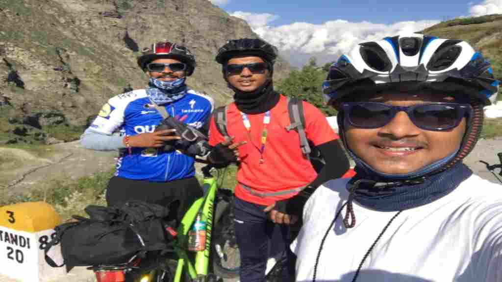 हरियाणा के छोरे ने साईकिल से की 17,853 फीट की ऊंचाई तय, बनाया रिकॉर्ड news1