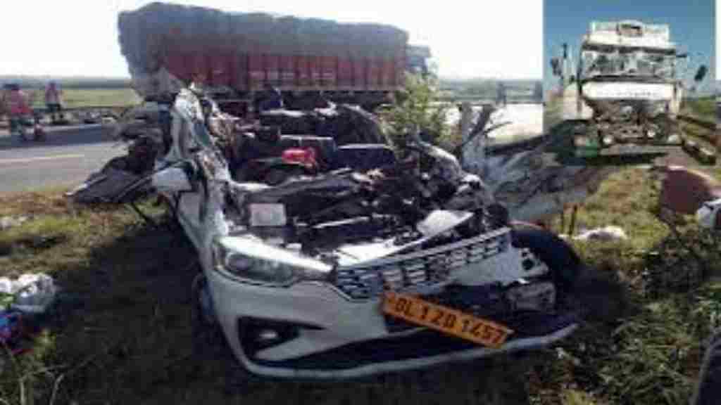 बहादुरगढ़ में हुआ भयानक सड़क हादसा, 8 लोगों की मौके पर मौत kmp accident