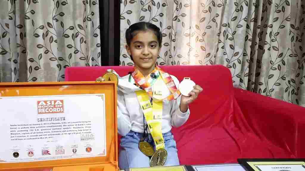 हरियाणा की इस बच्ची ने 8 साल की उम्र में बना डाले 4 रिकॉर्ड, सीएम खट्टर ने किया सम्मानित news 9