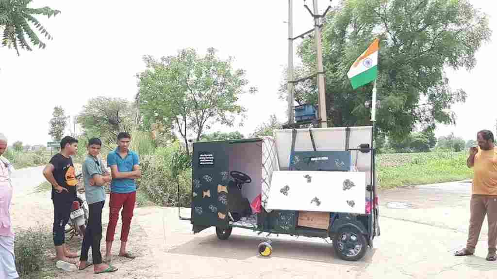 हरियाणा के युवक का कमाल, ई-रिक्शा को मोडिफाई कर सैनिकों के लिए बनाई साइलेंट पेट्रोलिंग मशीन news 5