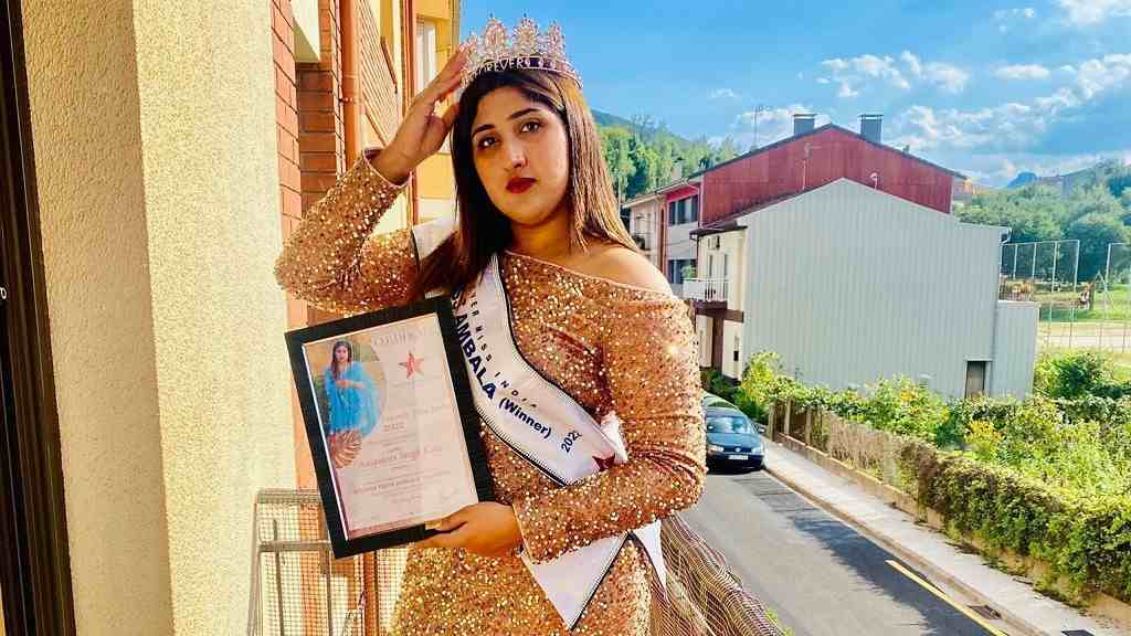 मिस हरियाणा बनी अमनजीत सिंह कौर का अगला लक्ष्य मिस इंडिया बनना, स्पेन में रहता है परिवार Amanjeet Singh Kaur