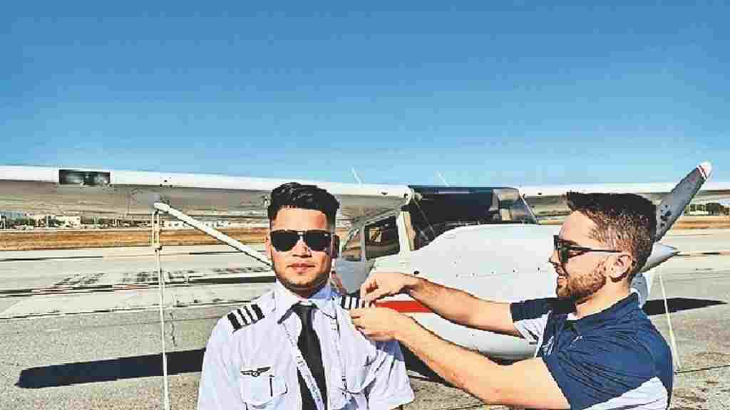 हरियाणा का छोरा अमेरिका में बना पायलट, हिंदुस्तान का बढ़ाया गौरव Karna Piolet Bhiwani