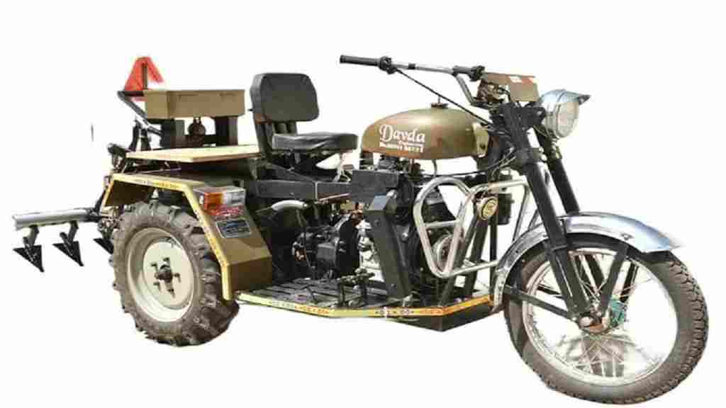 हरियाणा: बाइक खर्च में जुताई- निराई करेगी यह मशीन, सड़क पर दिलाएगी बुलेट का अहसास Bike Hisar Kisan