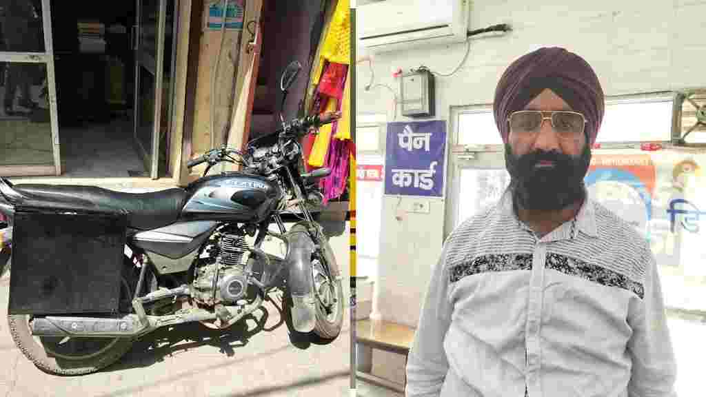 हरियाणा के किसान ने पेट्रोल बाइक को इलेक्ट्रिक बाइक में बदला, खूबियां जानकर करेंगे तारीफ Kaithal Lakhvinder Singh