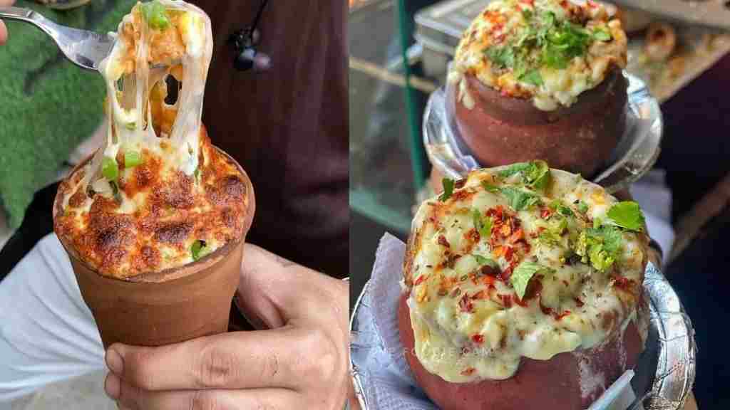 फरीदाबाद में यहां बिक रहा 50 रुपये में 7 इंच का पिज्जा, स्वाद के दीवाने हुए लोग Kulhad Pizza