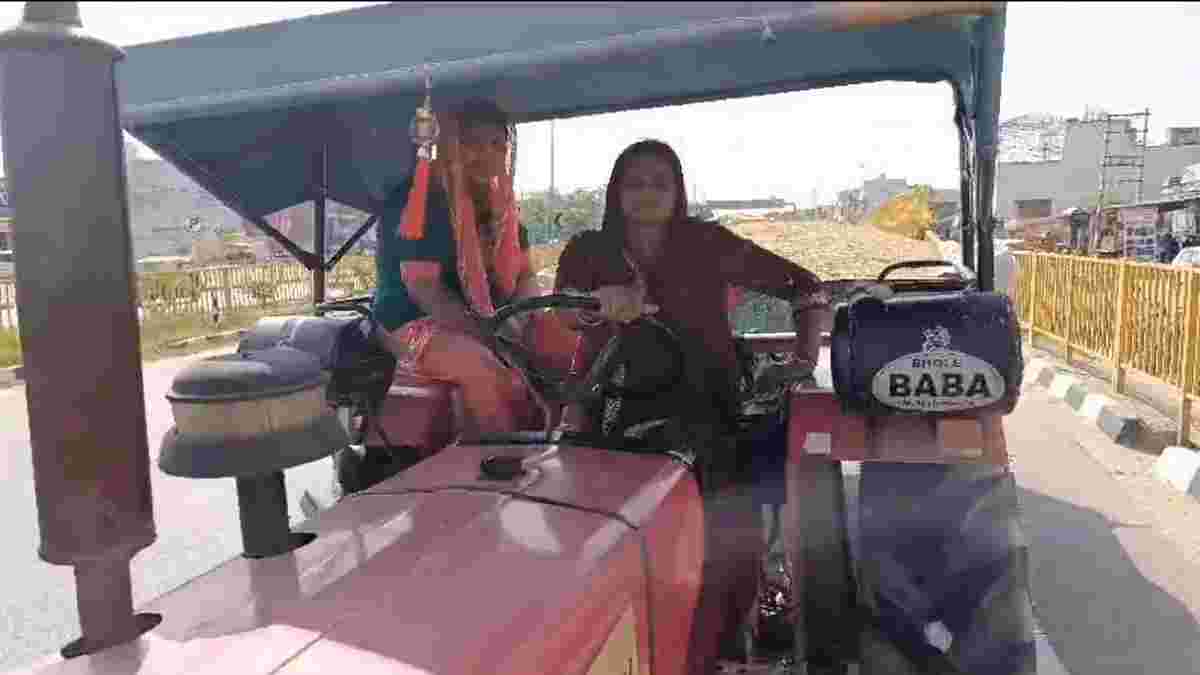 पलवल: पिता और भाई की मौत के बाद बेटी आरती ने संभाला खेती का काम, चौतरफा हो रही तारीफ Aarti Kisan Palwal
