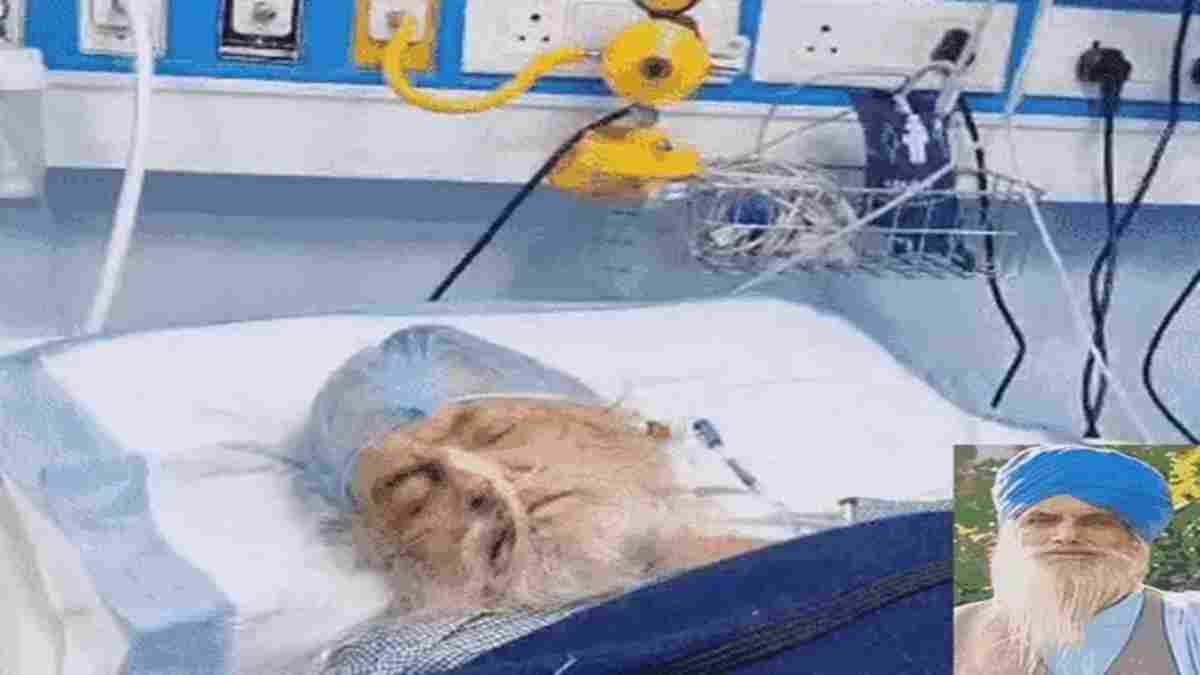 करनाल: बुजुर्ग के अंतिम संस्कार की हो रही थी तैयारी, एंबुलेंस का टायर गड्ढे में गया तो हचका लगने से आई जान Darshan Pal Singh Karnal