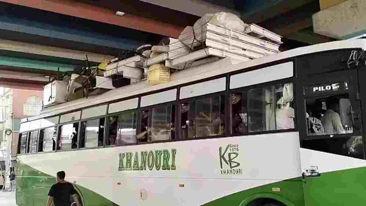 हरियाणा में ट्रैफिक पुलिस ने काबू की मौत का सफर कर रही बस, सवारियों की संख्या देखकर उड़ गए होश Bus Haryana Roadways