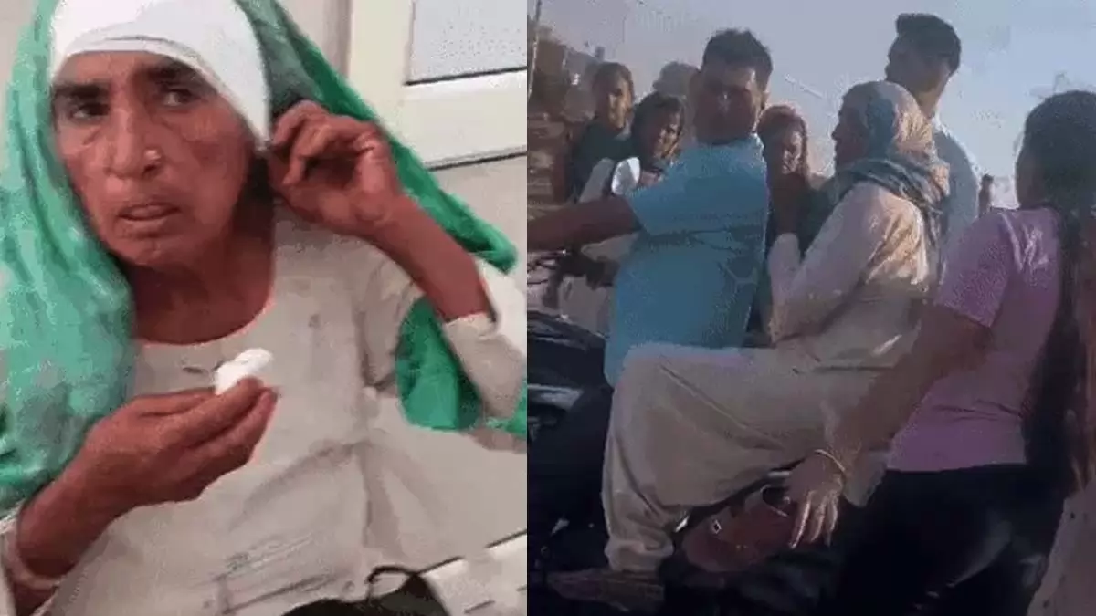 हिसार में 75 वर्षीय बुजुर्ग के साथ घटा दर्दनाक किस्सा, दादी की पोती ने काटा कान Hisar Dadi