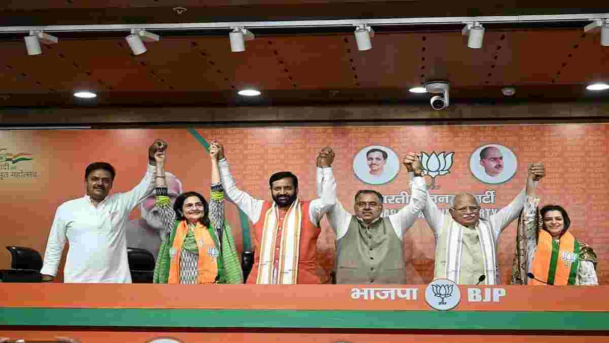 किरण चौधरी ने बेटी श्रुति संग थामा BJP का दामन, बताई कांग्रेस छोड़ने की असल वजह Kiran Choudhary Shruti Choudhary