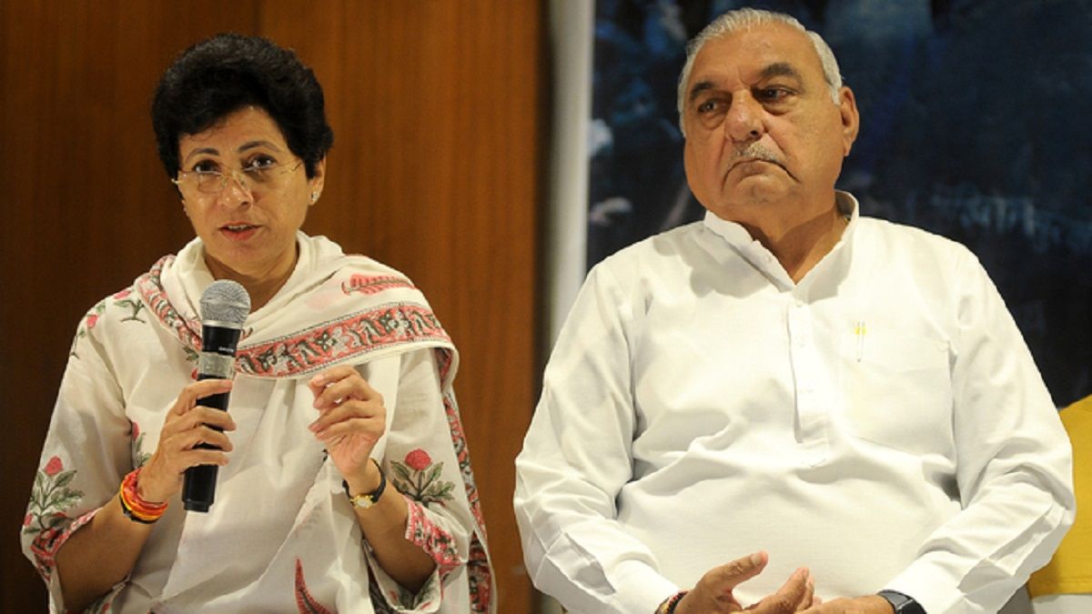 हरियाणा में चुनाव से पहले चरम सीमा पर कांग्रेस की गुटबाजी, हुड्डा और शैलजा ने पकड़ी अलग-अलग राहें Kumari Selja Bhupender Singh Hooda