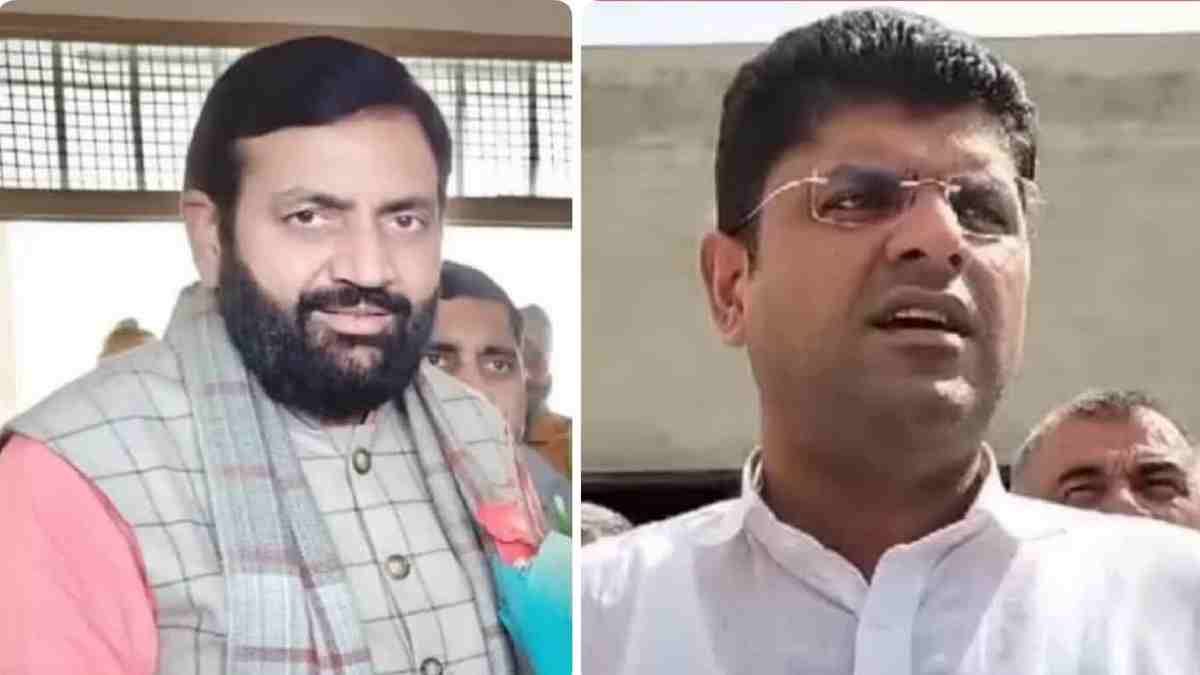 हरियाणा के CM को दुष्यंत चौटाला ने दिया चैलेंज, कहा- इस सीट से लड़कर दिखाएं चुनाव Nayab Saini Dushyant Chautala
