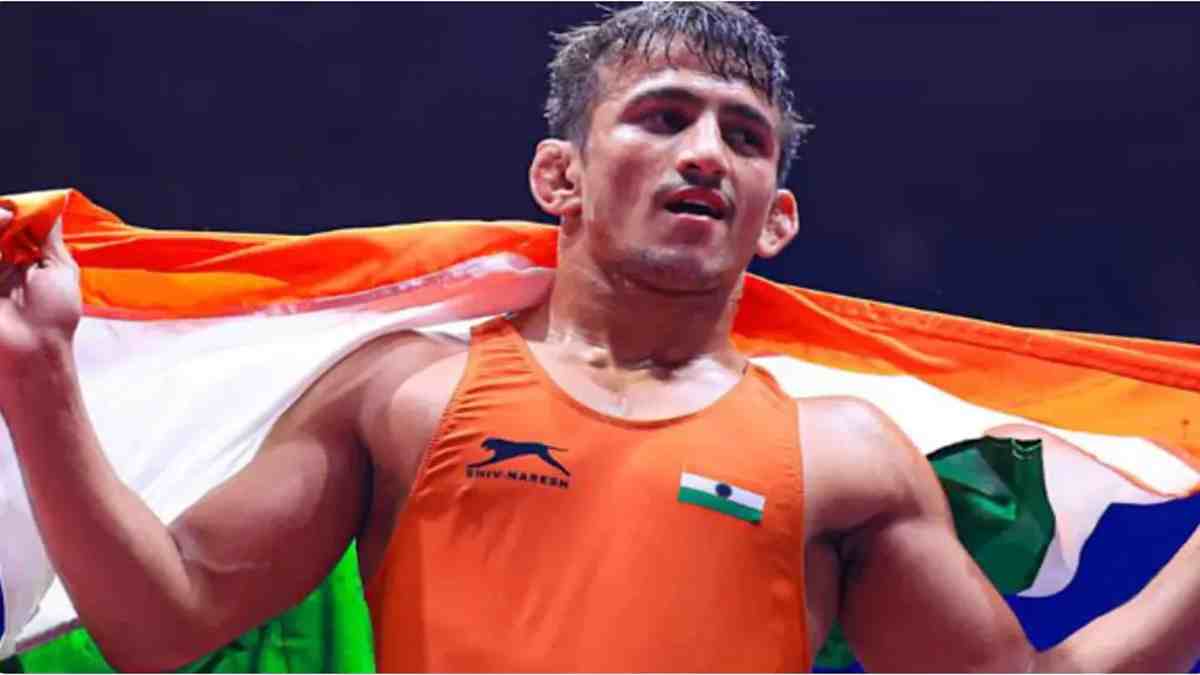 हरियाणा के छोरे चिराग छिकारा ने अल्बानिया में गाढ़ा लठ्ठ, U23 विश्व कुश्ती चैंपियनशिप में जीता गोल्ड मेडल Chirag Chikara Won Gold In Under 23 World Wrestling Championship