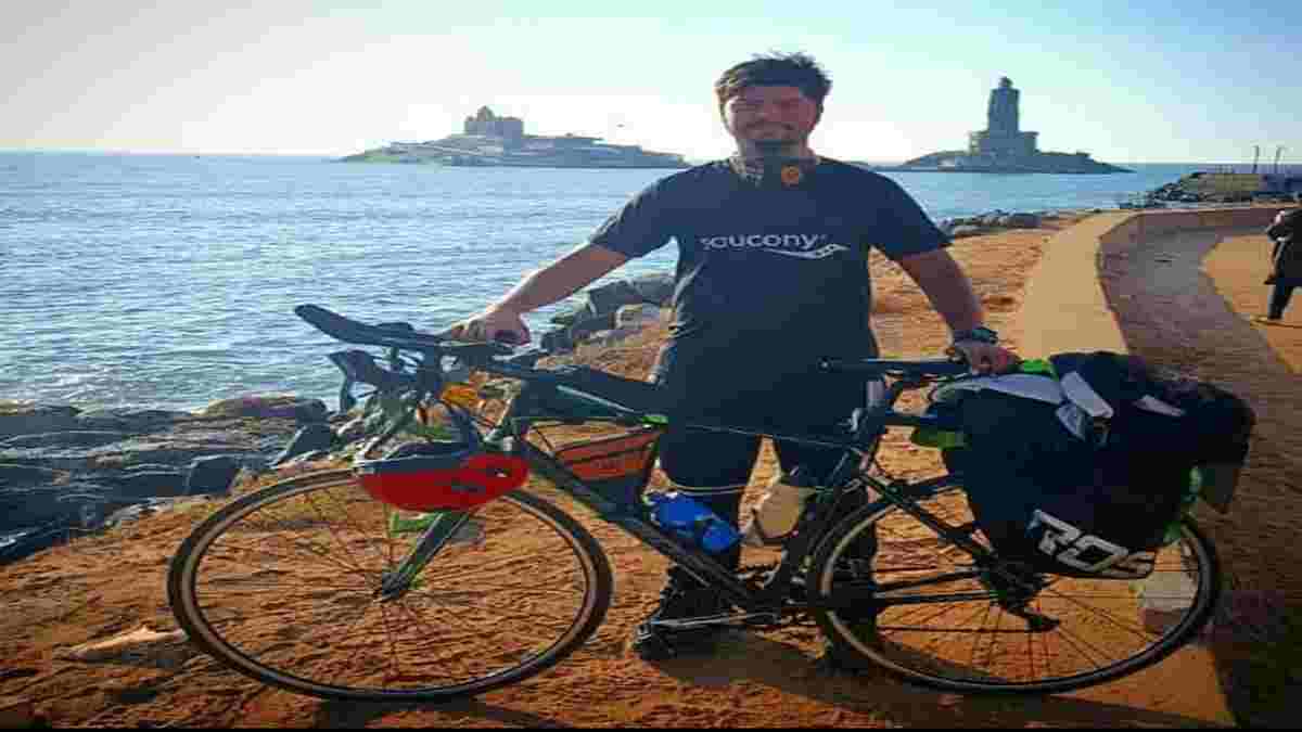 हरियाणा का महेश फिर रचेगा इतिहास, अब साइकिल से करेगा 14 देशों की यात्रा Cyclist Mahesh