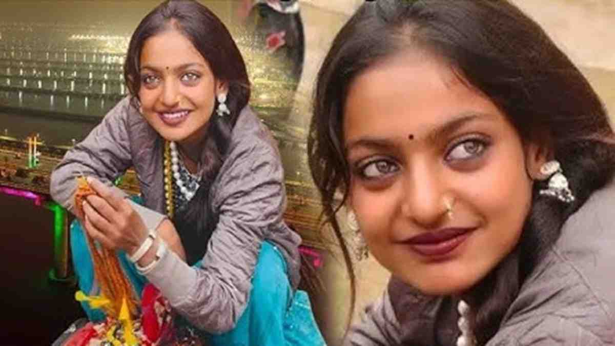 महाकुंभ मेले में मोनालिसा की खूबसूरती ने लूटी महफिल, इंदौर से पहुंची माला बेचने; सेल्फी के लिए लोग घूम रहे पीछे Mahakumbh Monalish