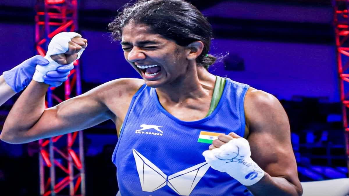 हरियाणा की खिलाडी बेटी ने बढ़ाया प्रदेश का मान, राष्ट्रपति भवन में अर्जुन अवार्ड लेने के बाद मां को समर्पित किया सम्मान Nitu Ghanghas