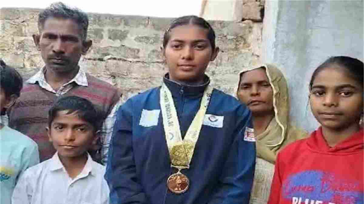 पिता की मौत के बाद भी नहीं टूटी हिम्मत, अब हरियाणा की बेटी काजल ने नेशनल तीरंदाजी में जीता गोल्ड Kajal Jind