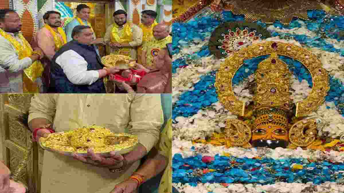 हिसार के अनोखे भक्त ने खाटूश्याम बाबा को चढ़ाया सोने का मुकुट, कीमत 1.10 करोड रुपए Khatu Shyam Baba