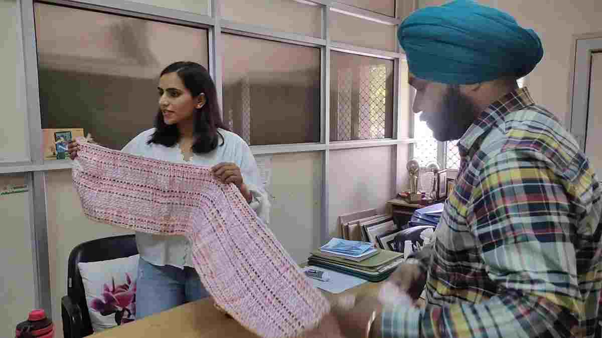 हिसार की कीर्ति श्योराण ने फैशन वेस्ट को बनाया खजाना, सरकार से मिली मान्यता Kirti Shyoran Hisar