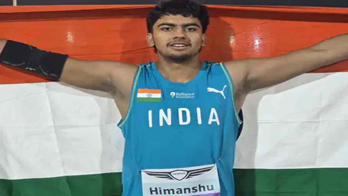 नीरज चोपड़ा की यादें हुई ताजा, हरियाणा के छोरे ने भाला फेंक में जीता गोल्ड मेडल Himashu Jhjjhar