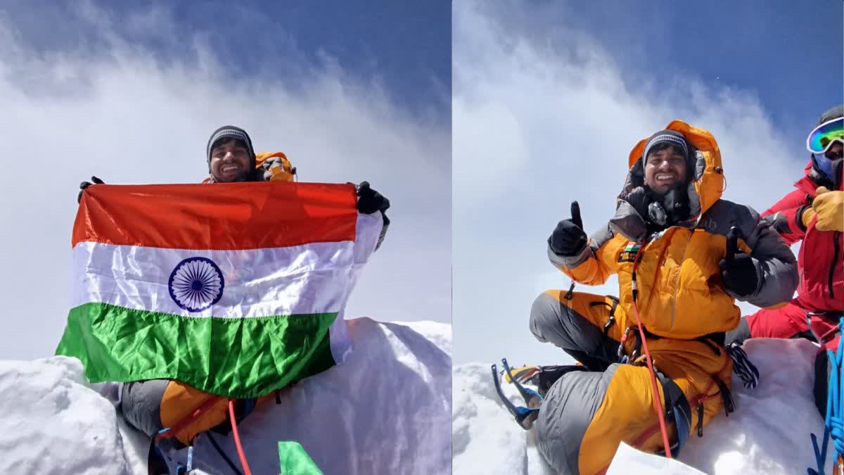 हरियाणा के लाल नरेंद्र ने रचा इतिहास, माउंट अन्नपूर्णा चोटी पर लहराया तिरंगा Hisar Narendra Kumar