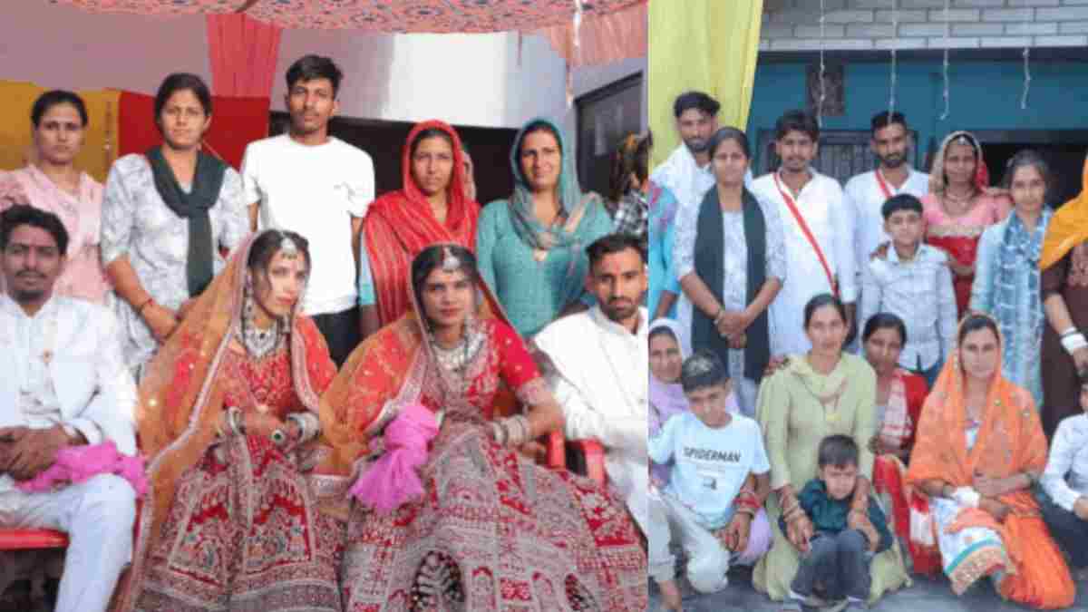 शादी में खर्चा बचाने की अनोखी पहल, 6 बेटे- बेटियों का एक साथ किया विवाह Hisar Shadi 1