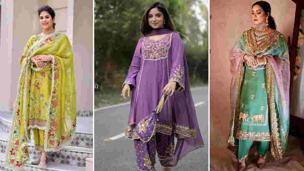 गर्मियों के लिए खास स्टाइलिश पंजाबी सूट, इन 5 फैंसी डिजाइन से हीरोइन की तरह दिखेंगीं आप Punjabi Suit