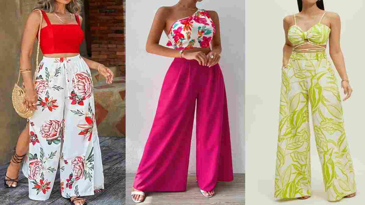 Fashion Tips: महिलाओं के बीच बढ़ी प्लाजो सूट की डिमांड, सोशल मीडिया पर छाए यह प्लाजो सूट Summer Bottom Wear
