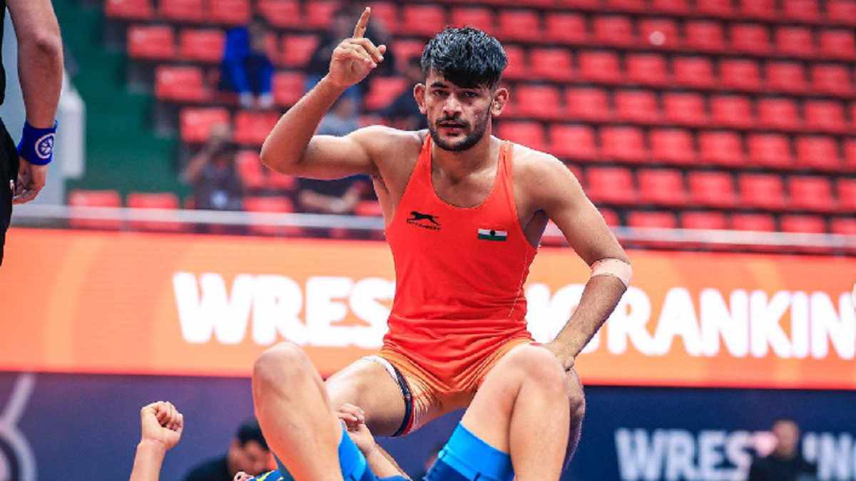 हरियाणा के पहलवान अनिल मोर ने रचा इतिहास, ग्रीको रोमन कुश्ती में जीता गोल्ड मेडल Anil Mor Player Hisar