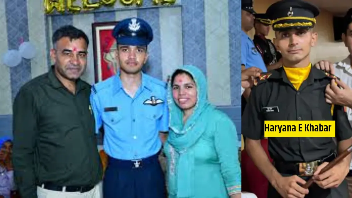 हिसार: दादा का सपना किया साकार, भारतीय सेना में लेफ्टिनेंट बना हिसार का प्रिंस बामल prince