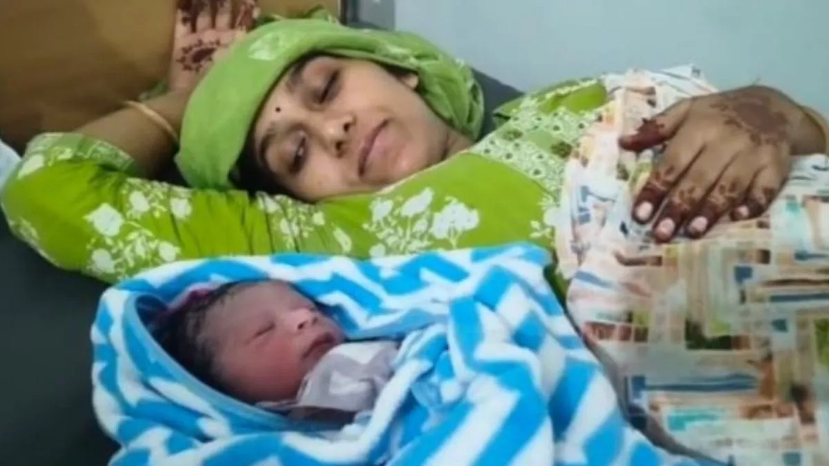 हरियाणा CET परीक्षा में मूक बधिर महिला ने परीक्षा के दिन दिया बेटे को जन्म, नाम रखा सीईटी Jind mother baby