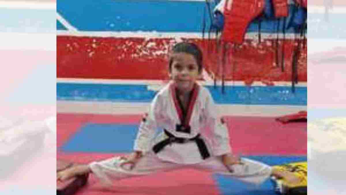 हरियाणा की 5 साल की मानवी ने रचा इतिहास, ताइक्वांडो में हासिल किए दो ब्लैक बेल्ट Manvi Karnal