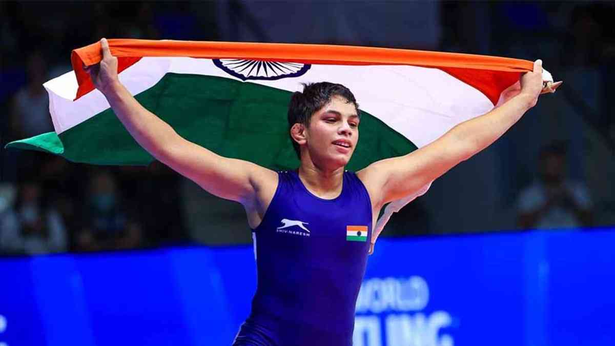 बुल्गारिया में छाई हरियाणा की बेटी, U- 20 विश्व कुश्ती चैंपियनशिप में जीता गोल्ड मेडल Tapsya Gehlawat