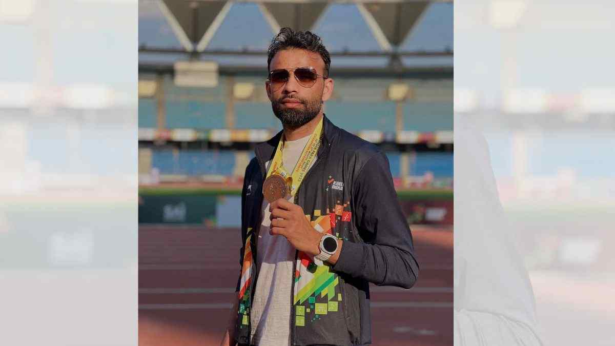 झज्जर के रामपाल ने कर दिया कमाल, पैरा खिलाड़ी होते हुए सामान्य खिलाड़ियों के बीच जीता गोल्ड मेडल Rampal Jhajjar 1