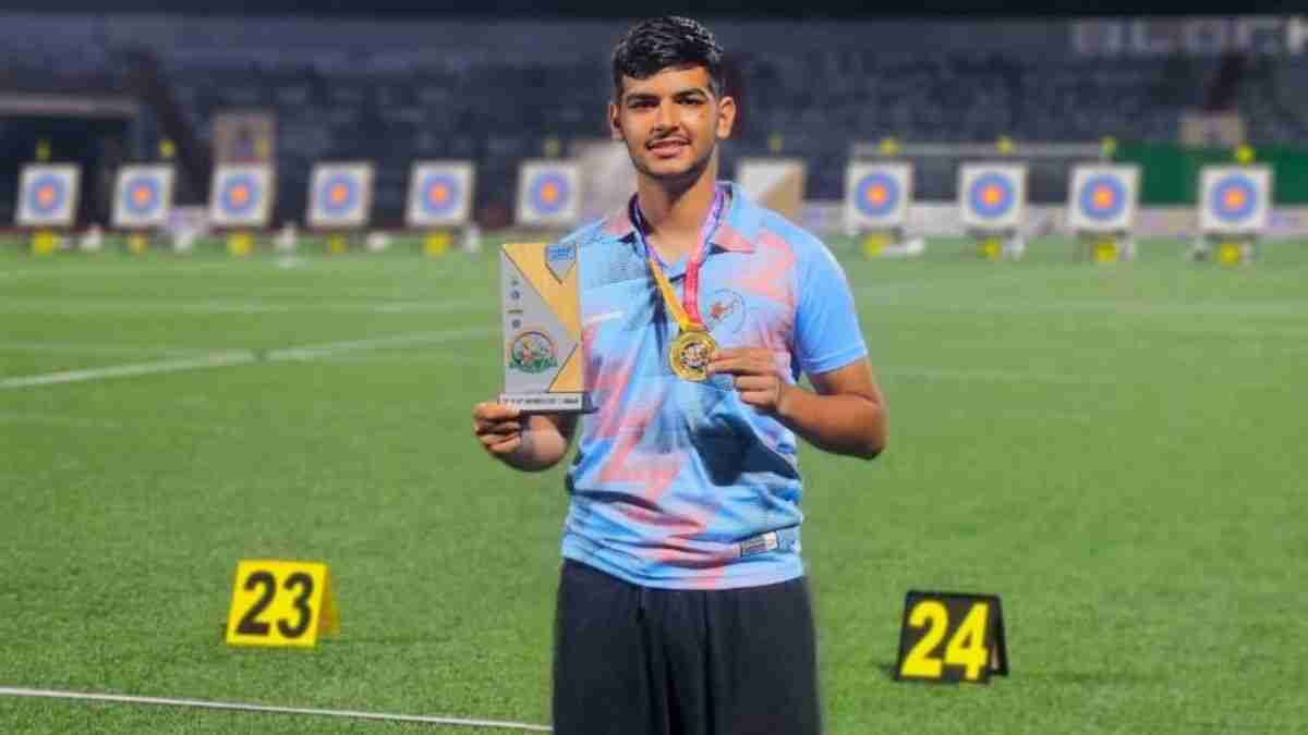 खुशखबरी: छोटी उम्र में फरीदाबाद के सक्षम का बड़ा कारनामा, तीरंदाजी में जीता गोल्ड मेडल Saksham Ahlawat Faridabad