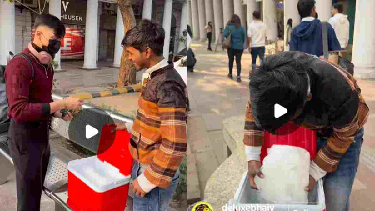 लड़का लाया कश्मीर से बर्फ, बिजनेस का अनोखा आइडिया; जानकर रह जाएंगे हैरान Kashmir