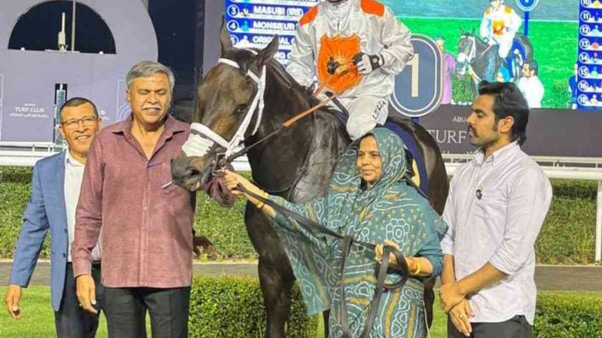 हरियाणवी घोड़े ने दुबई में बिखेरें जलवे, 1600 मीटर घुड़दौड़ में जीत लिया गोल्ड मेडल Outlaw Horse