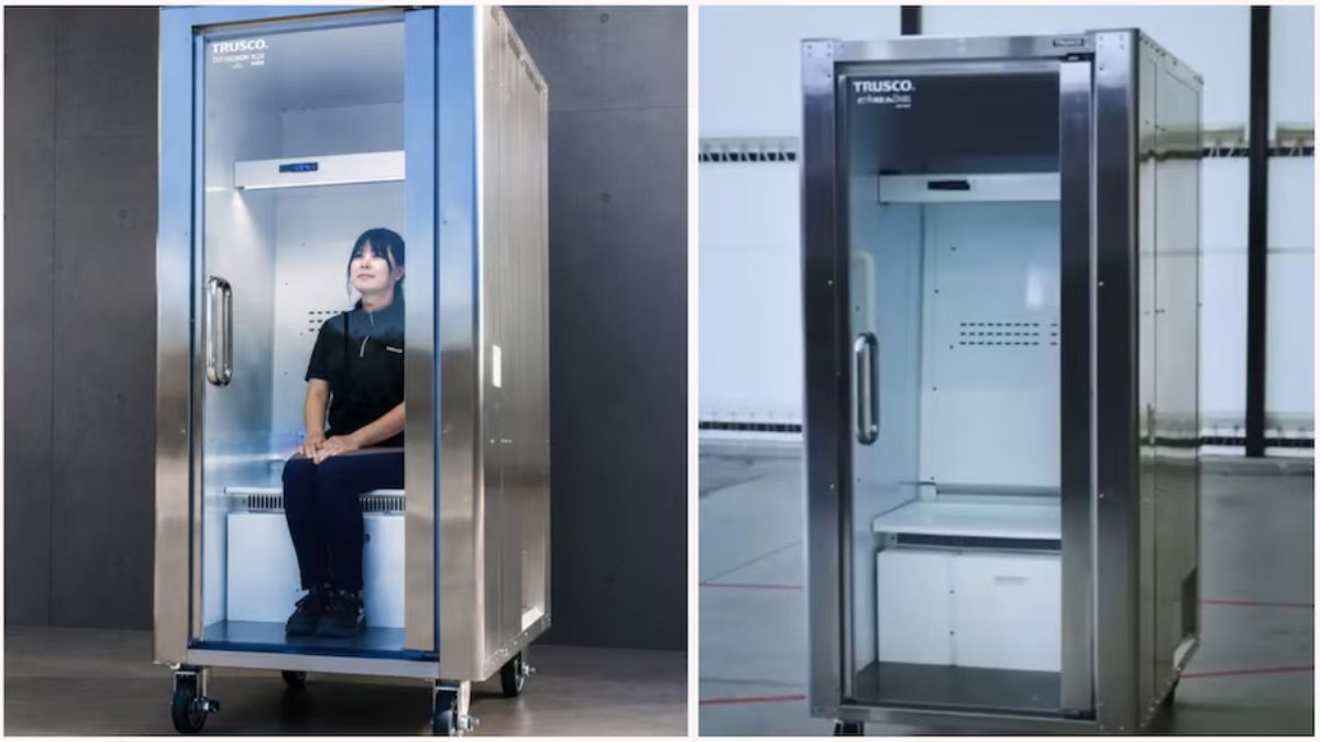 45°C की गर्मी में भी देगा राहत, इंसानों को ठंडा करने वाला आया फ्रिज Human Refrigerator