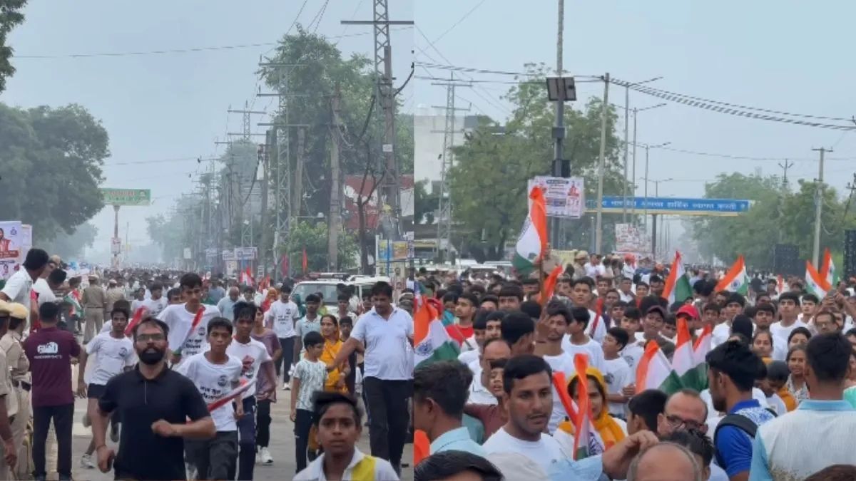 CM सैनी ने युवाओं के साथ लगाई दौड़, महेंद्रगढ़ से दिया पूरे देश को नशे के खिलाफ बड़ा संदेश CM Saini Marathon