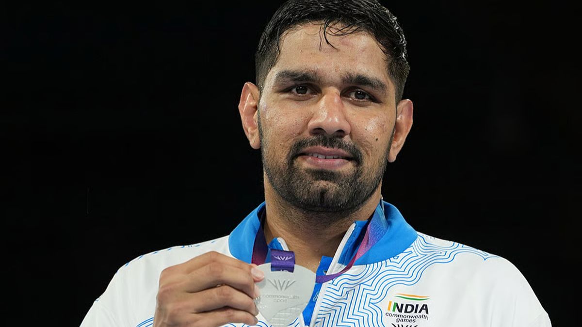 हरियाणा के नरेंद्र बेरवाल ने पहले ही राउंड में पलटा मुकाबला, भारत के लिए मेडल पक्का Narender Berwal